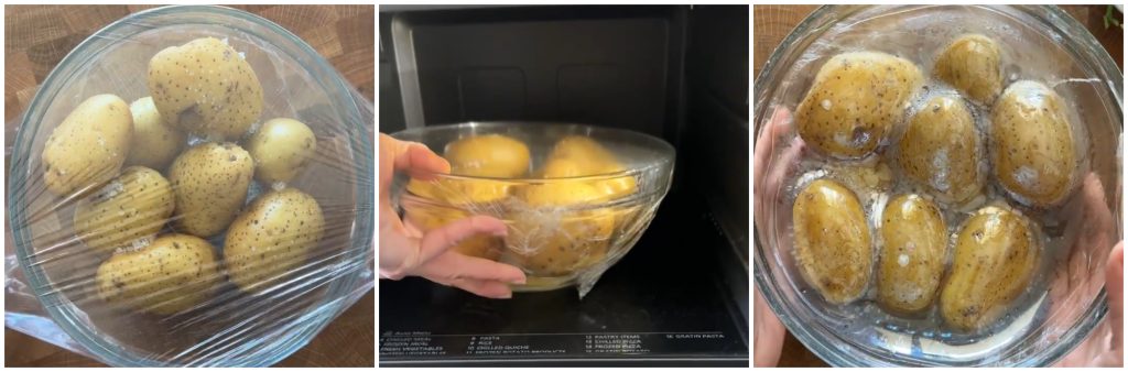 Aardappeltaart in de magnetron