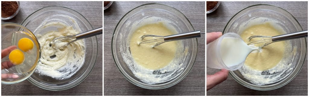 Chocoladetaart in heteluchtfriteuse