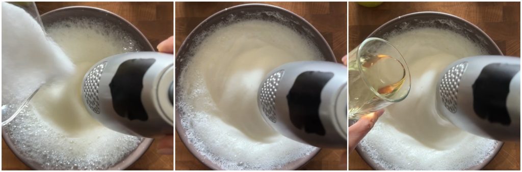 Eiwit- en appelcake in de magnetron