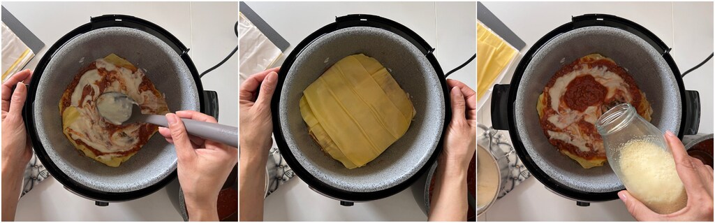 Lasagne gekookt in de instant pot