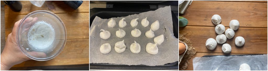 Meringues in de airfryer