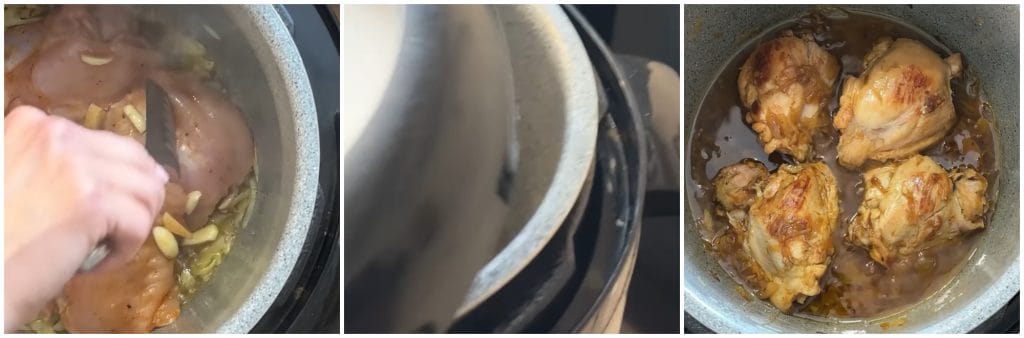 Sinaasappelkip in multicooker