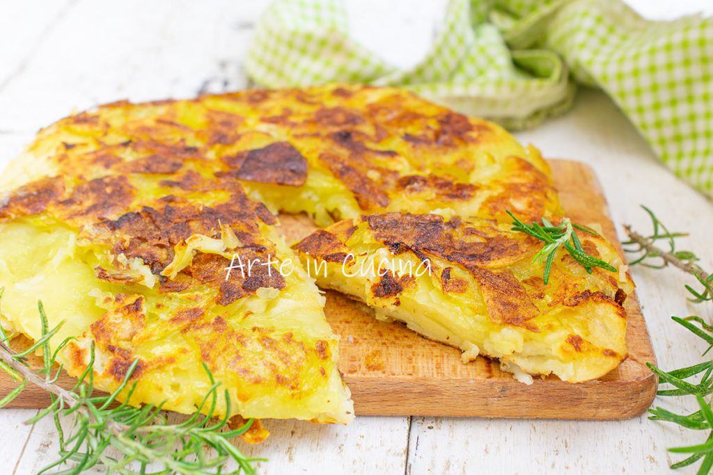TAART met AARDAPPELEN in 10 minuten in de pan
