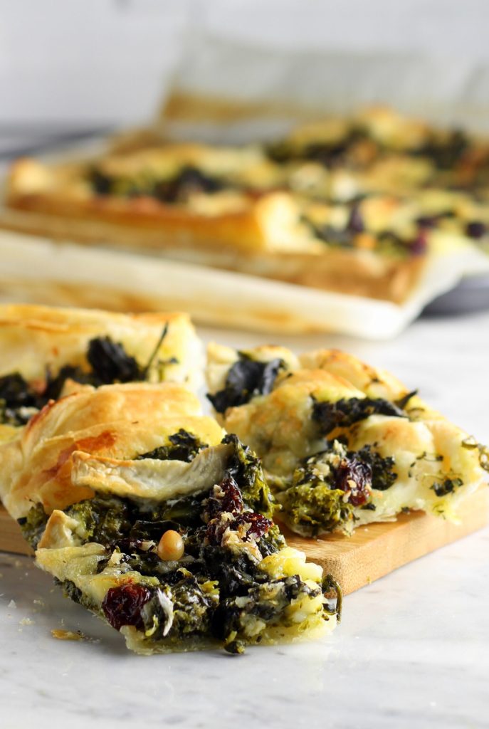 Rustieke taart met broccoli en brie