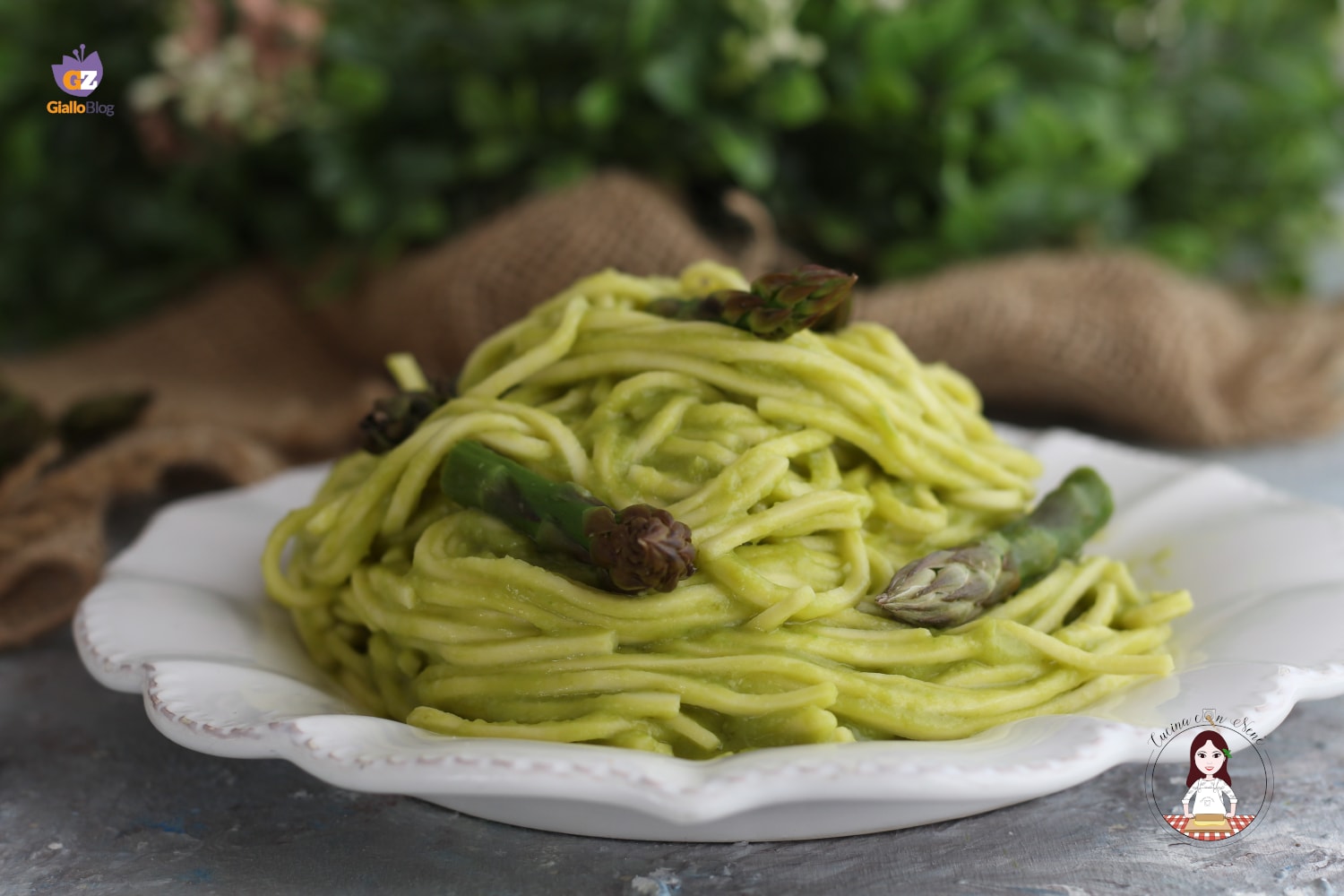 Taglierini met aspergecrème