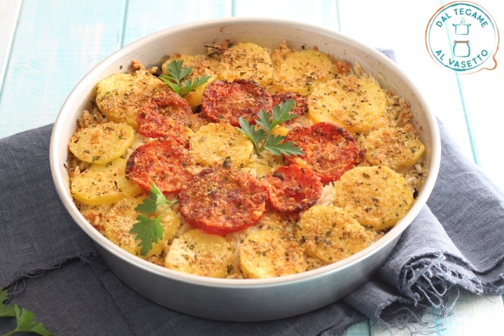 Tiella barese in heteluchtfriteuse