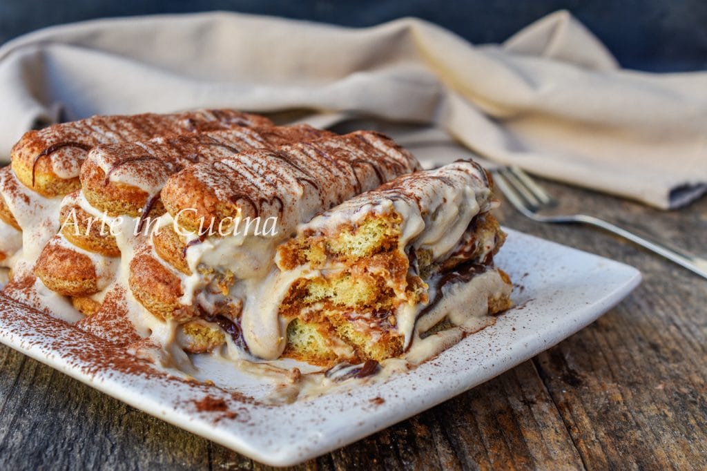 Tiramisu met melkcrème en nutella