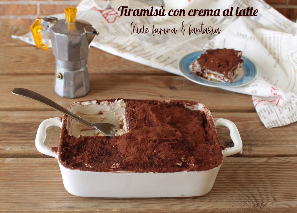 Tiramisù met melkroom