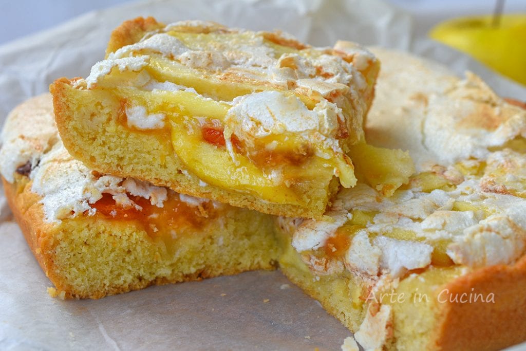 SLAVA APPELTAART met meringue snelle taart