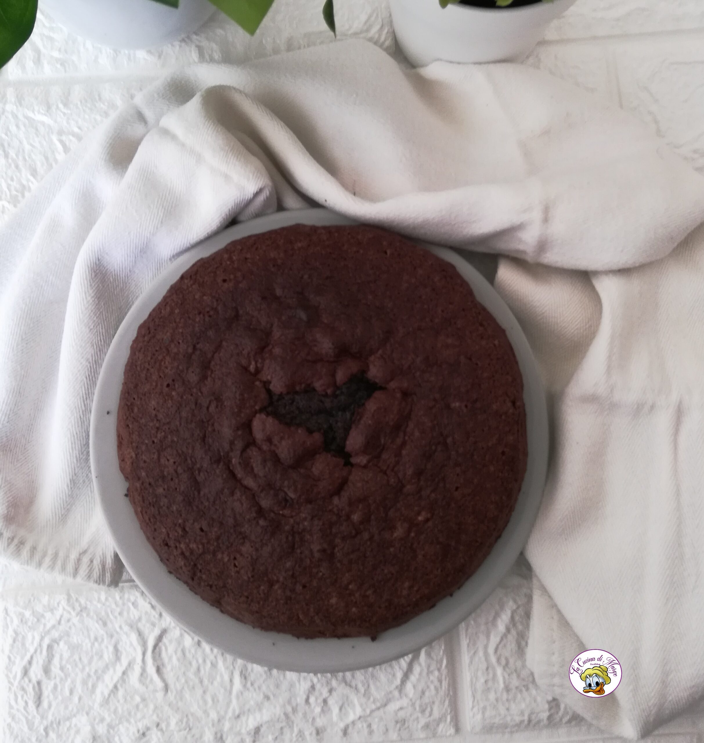 EIWIT EN CACAO TAART