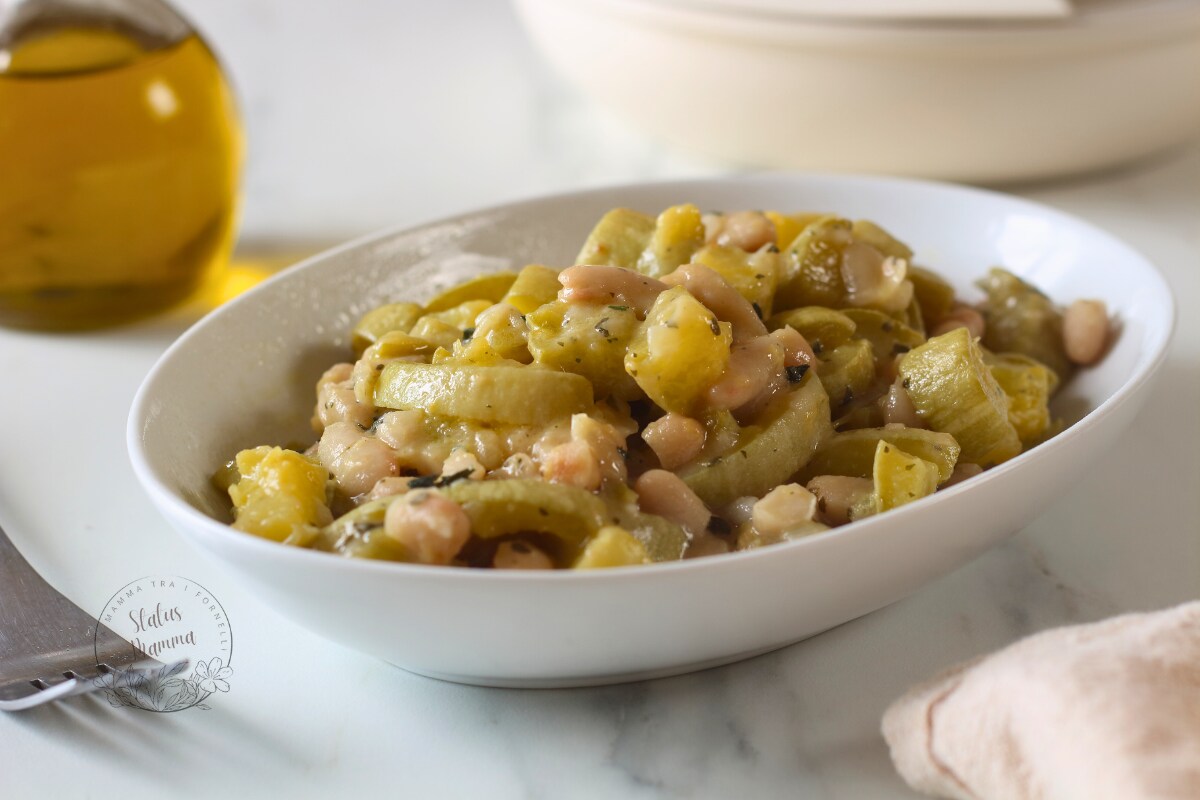 Trompetcourgettes met bonen: het eenvoudige en geurige recept dat naar huis ruikt