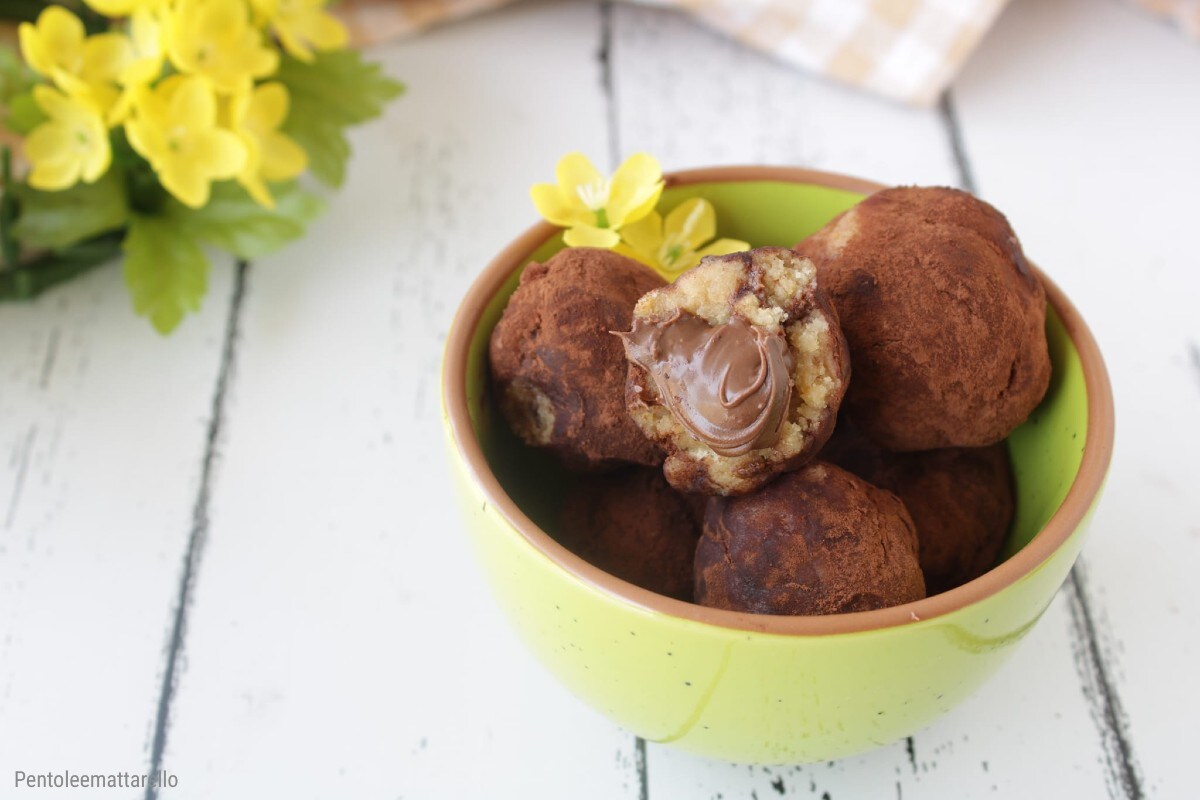 Truffels koffie en nutella
