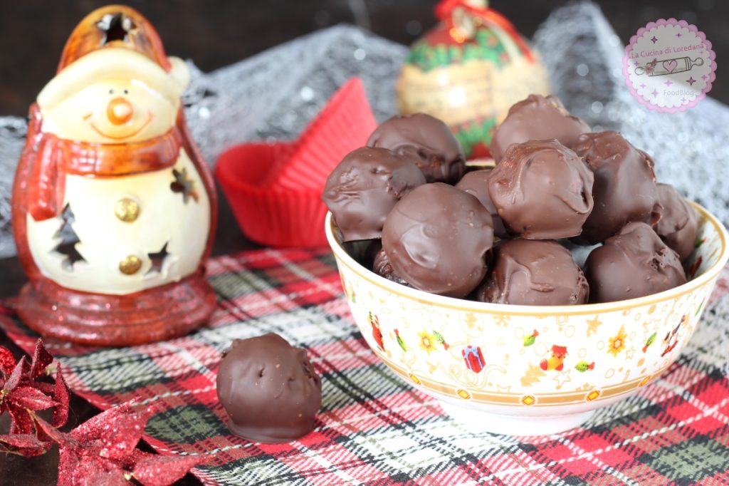 truffels met chocolade en ricotta