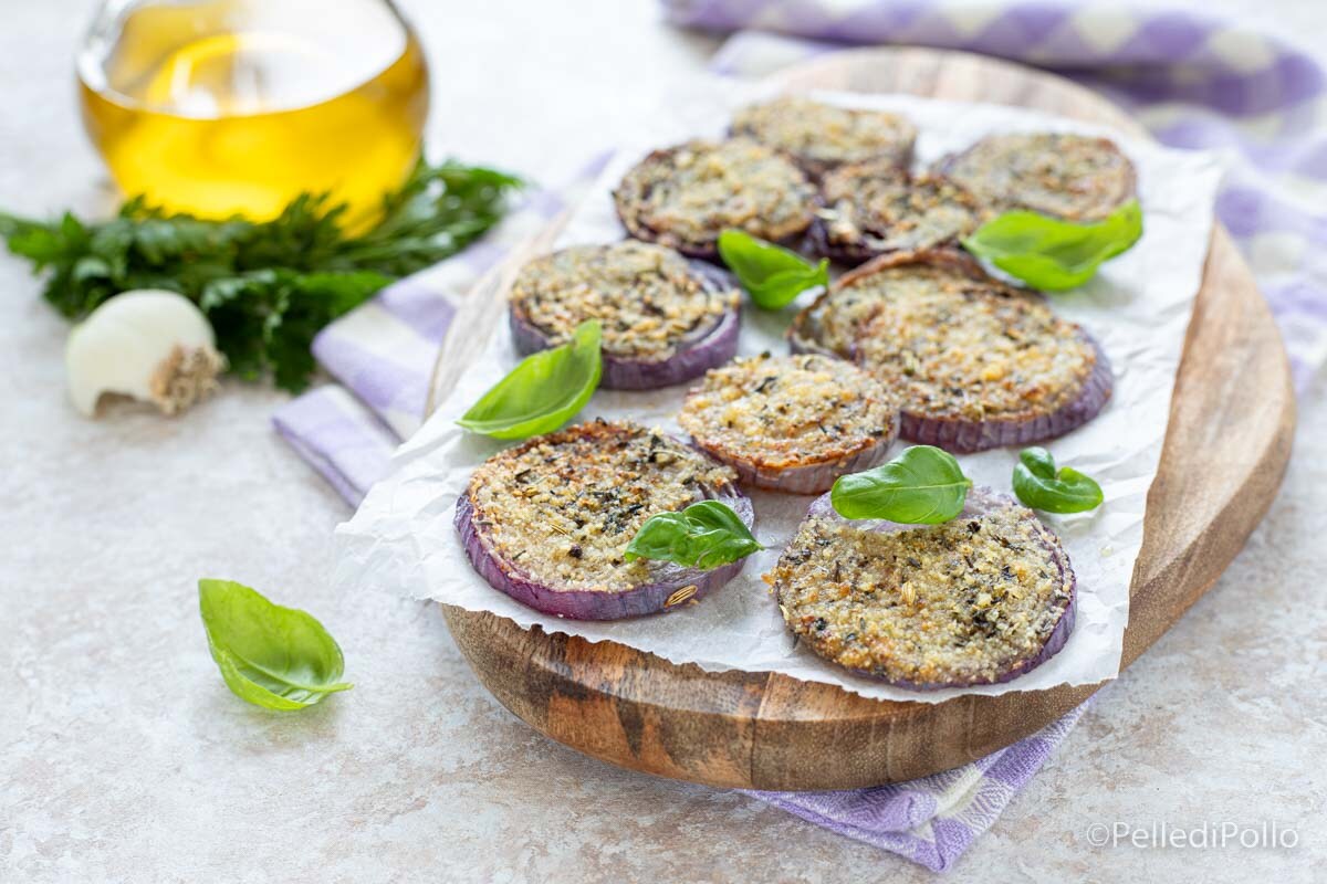 Gegratineerde uien in de heteluchtfriteuse