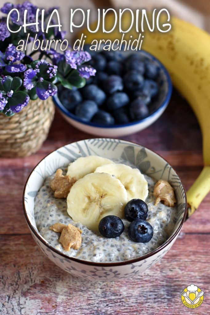 v_ chia pudding met pindakaas en vers fruit fit recept eiwitrijk gezond ontbijt il chicco di mais