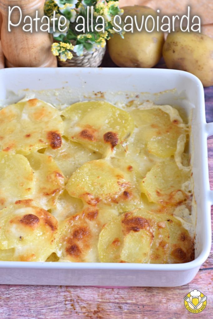 v_ savoyaardse aardappelen met kaas originele recept uit Piemonte aardappeltaart in plakjes il chicco di mais