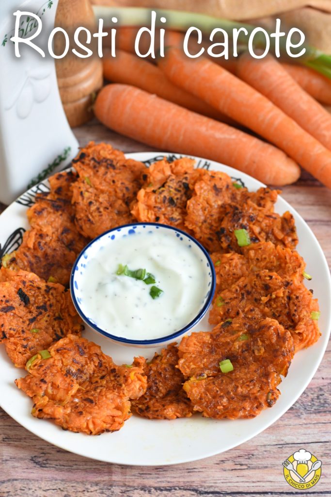 v_ wortelrösti geraspte wortelpannenkoekjes zonder ei lichte smakelijke fingerfood aperitief het chicco di mais