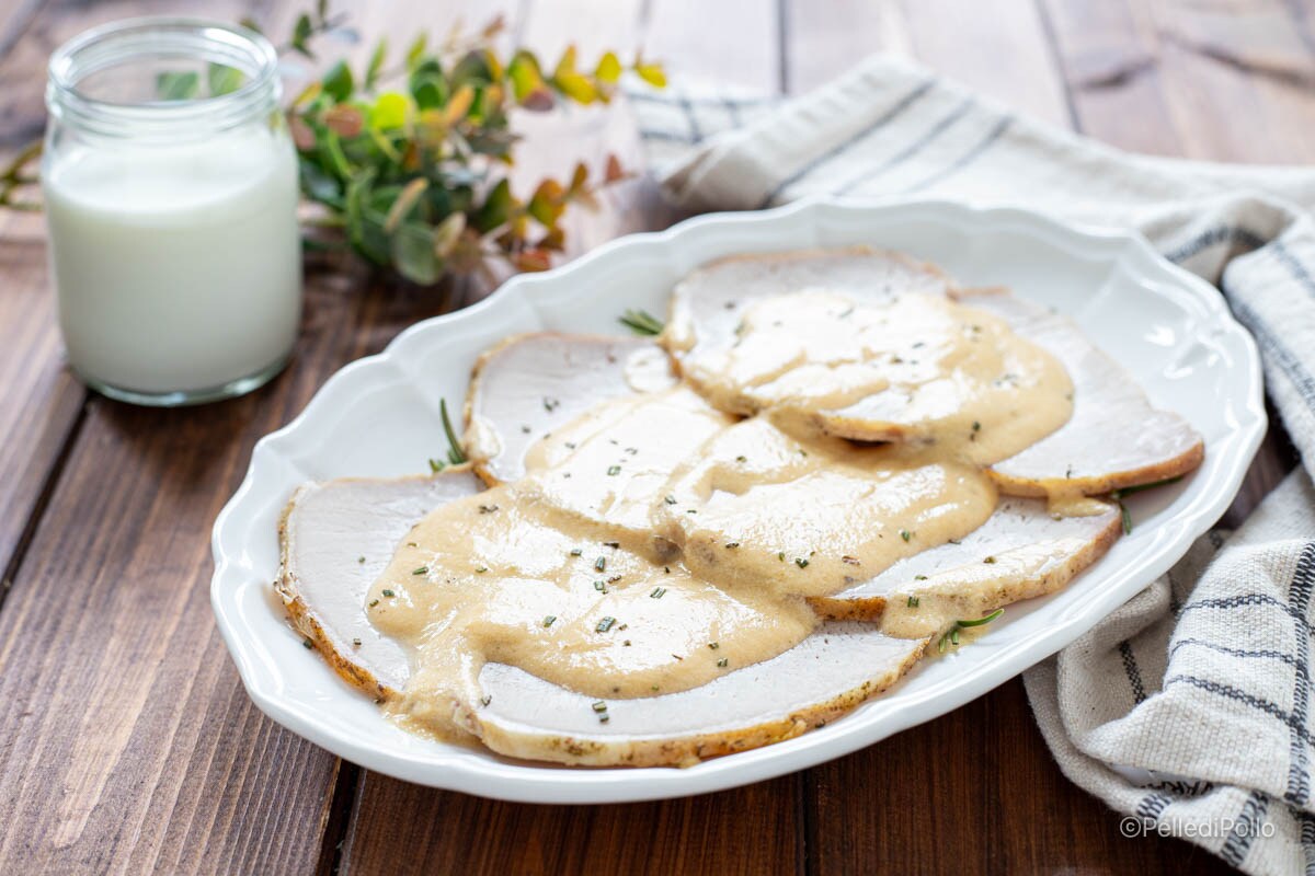 Varkenslende in melk