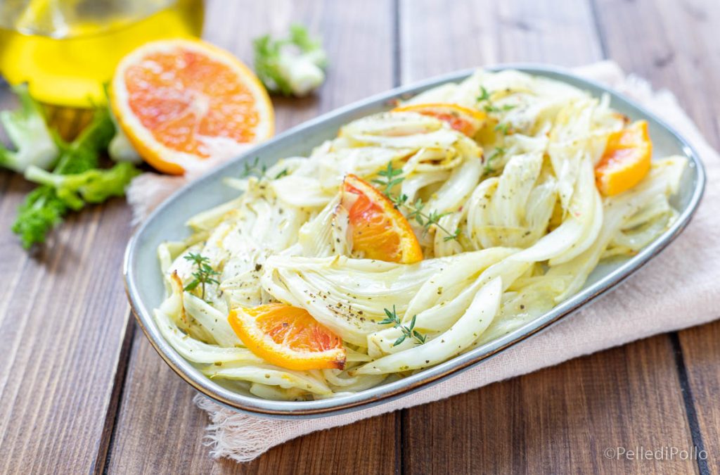venkel uit de oven met sinaasappel en tijm