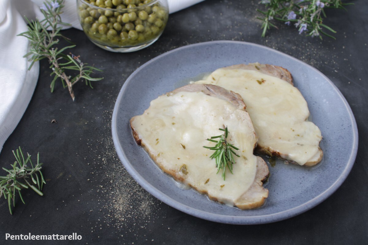 Kalfsvlees roast beef met caciocavallo
