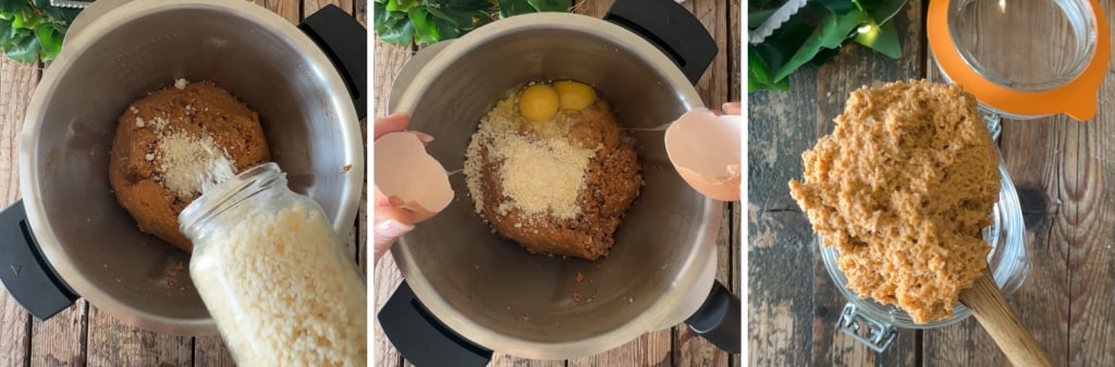Vulling voor pasta in glazen pot