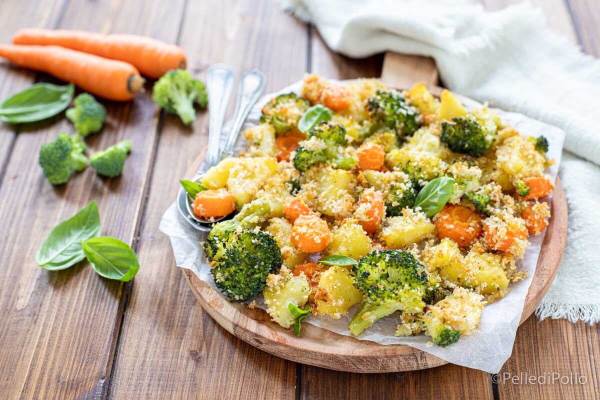 Wintergroenten gegratineerd uit de oven