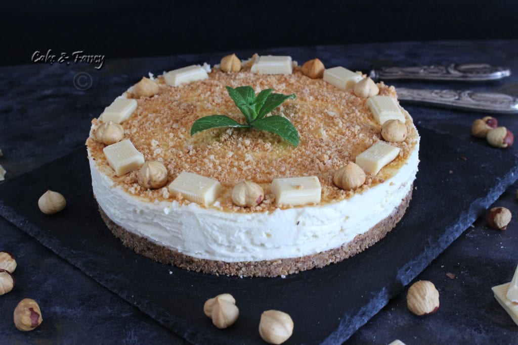 Witte chocolade cheesecake