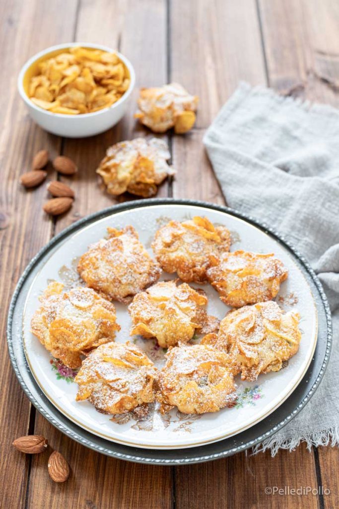 woestijnrozen koekjes met cornflakes
