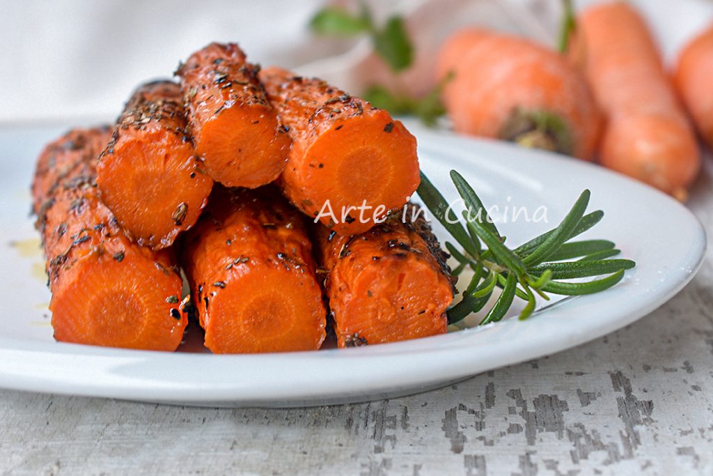 Wortels uit de oven lichte snelle bijgerecht