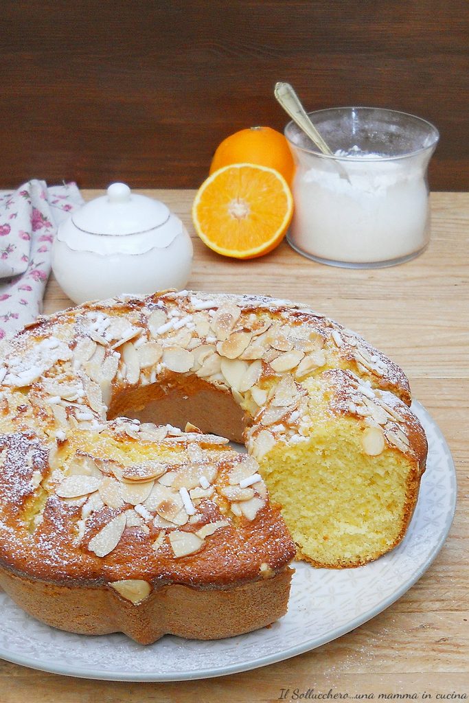 zachte sinaasappelcake vert