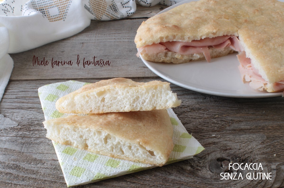Zachte glutenvrije focaccia