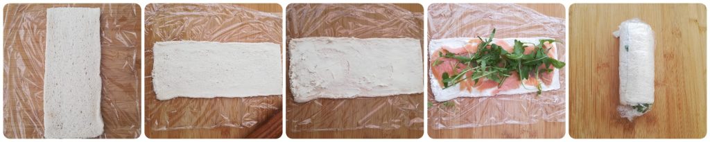 ZALMBROODJES MET RUCOLA