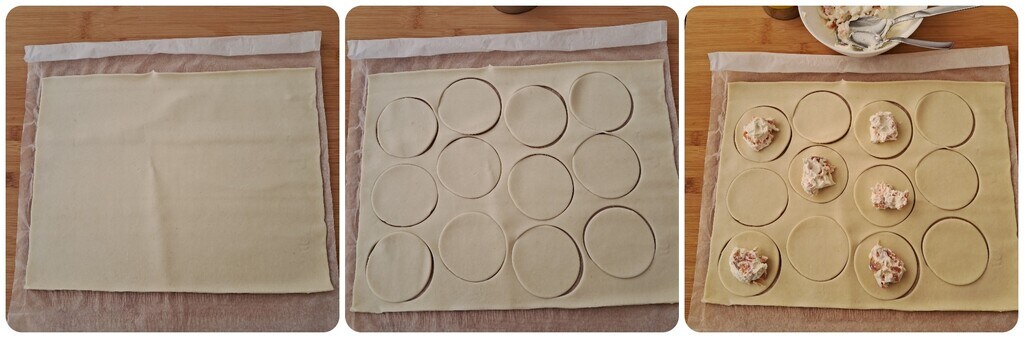 Zalmpakketjes met kaas