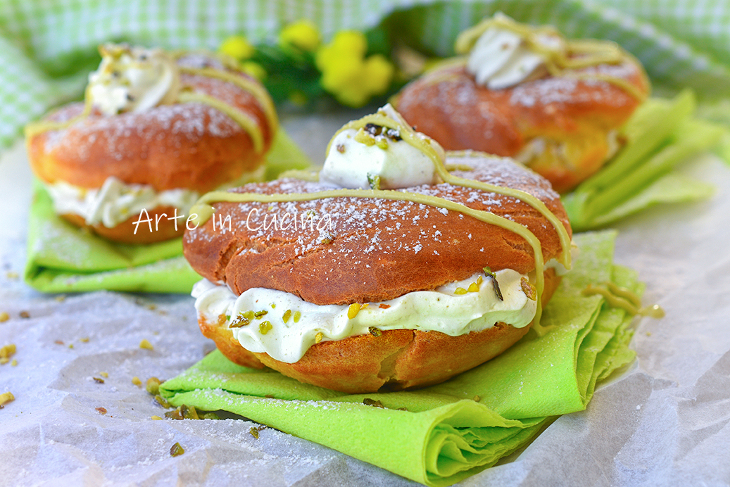Zeppole paradijs met pistache