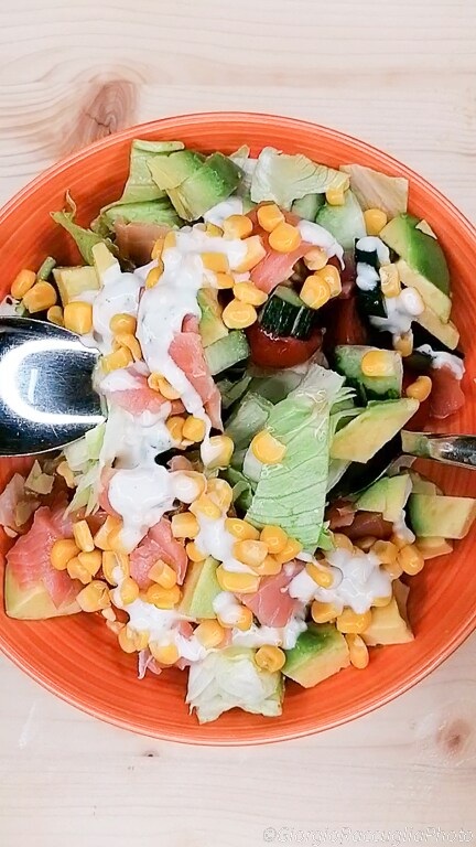 zomerse frisse salade