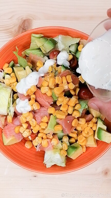 zomerse frisse salade