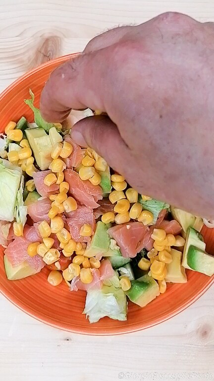 zomerse frisse salade