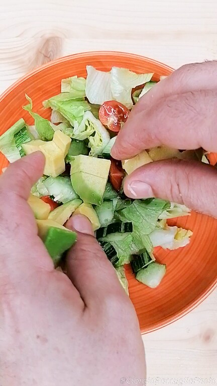 zomerse frisse salade