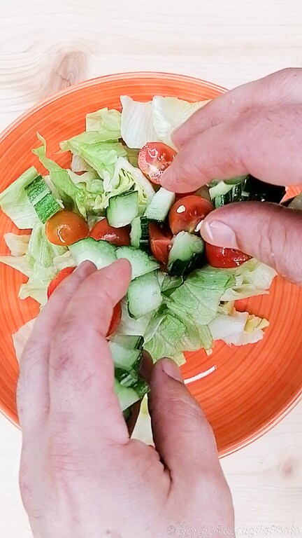 zomerse frisse salade