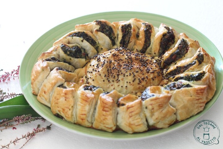 Zonnebloem hartige taart