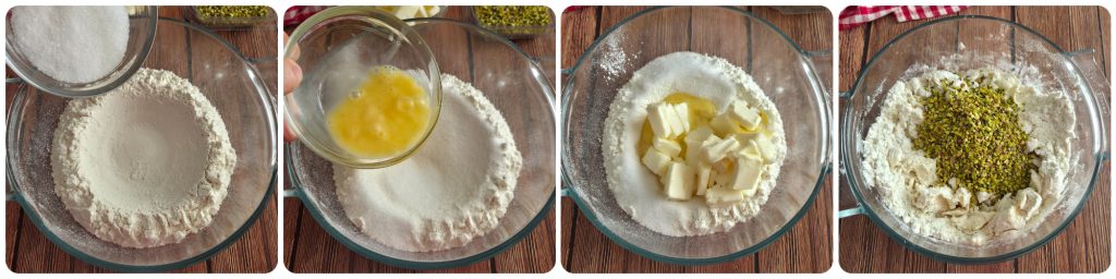 pistache- en chocoladekoekjes