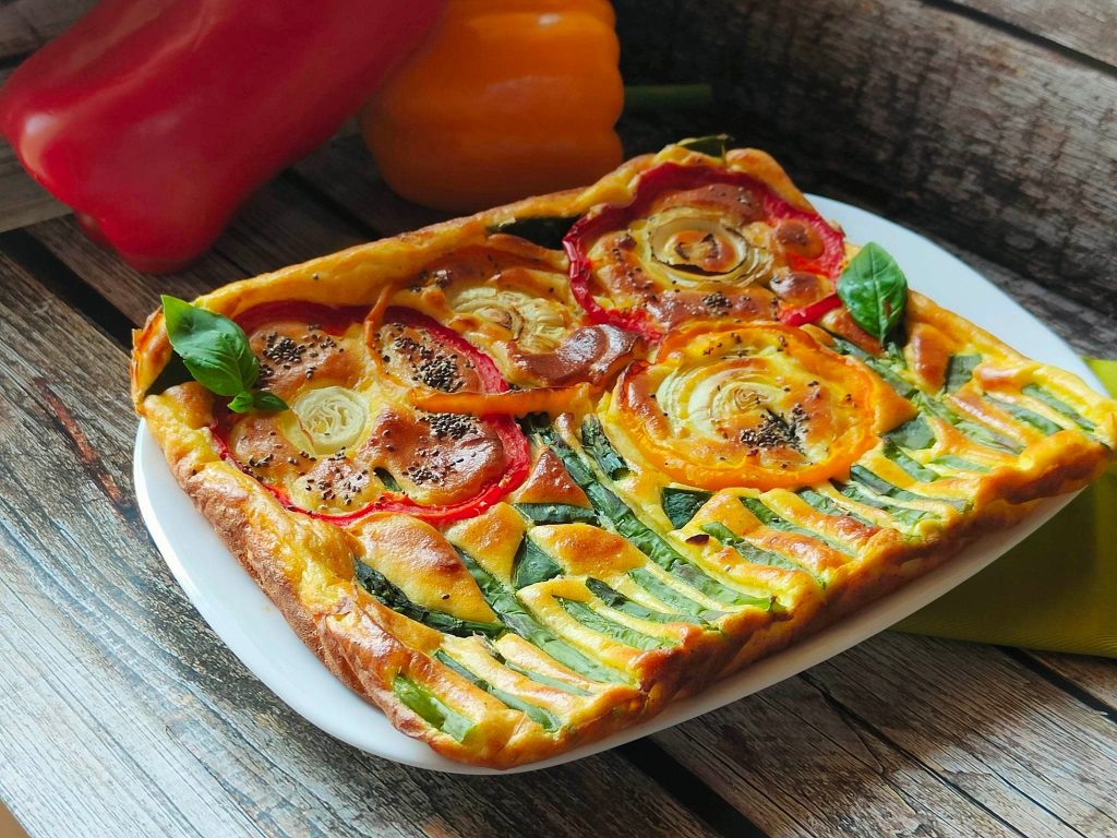 Ovenomelet met groenten