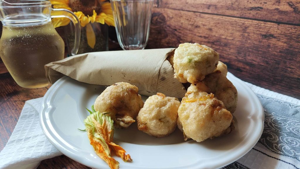 Pompoenbloem beignets