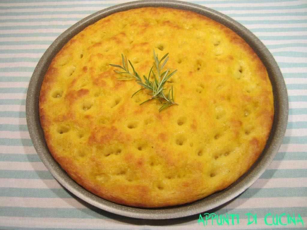 Focaccia met pompoen