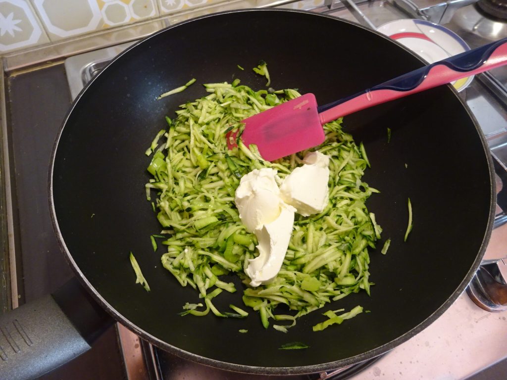 Groene lasagne met prei en courgette
