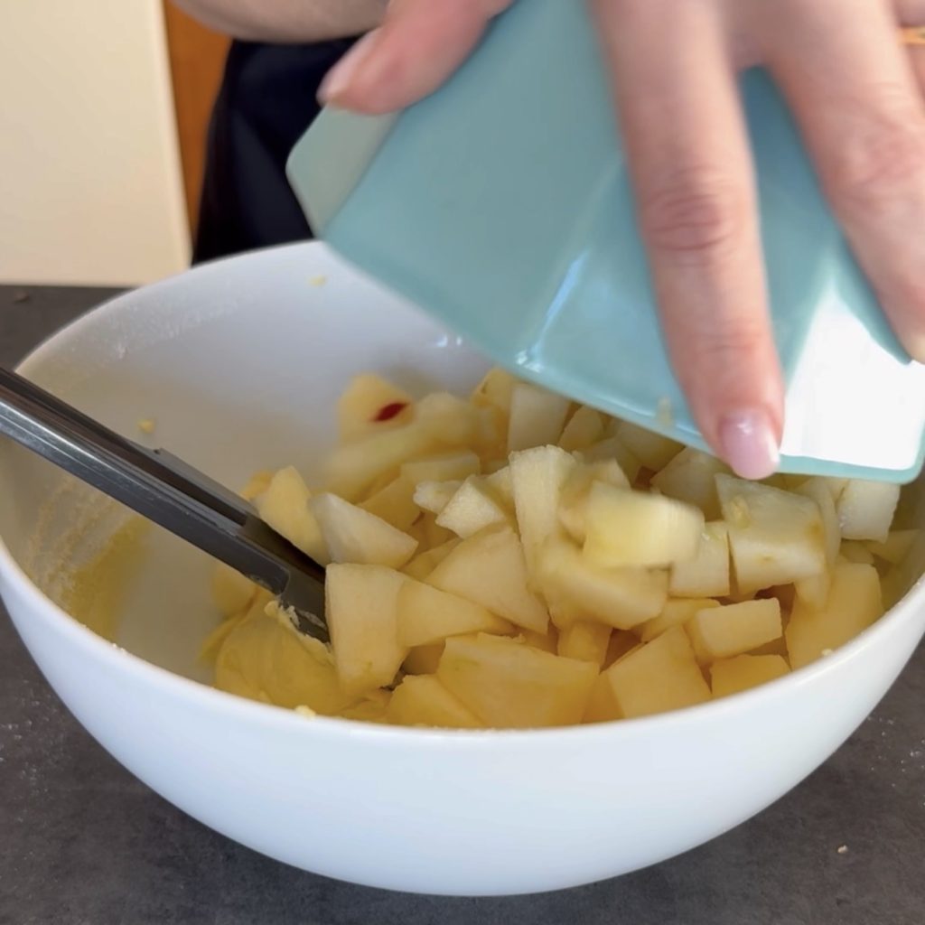 appel-yoghurttaart in de airfryer