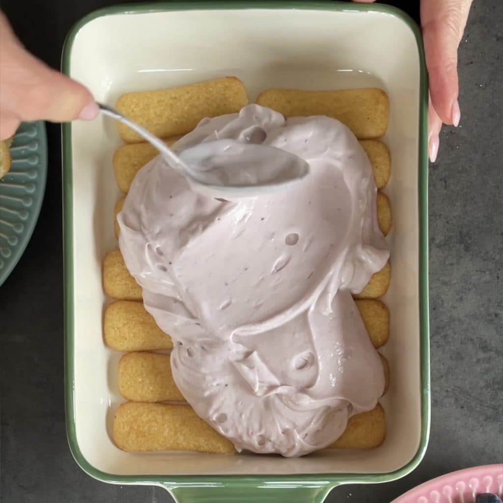 bosvruchtentaart en mascarpone