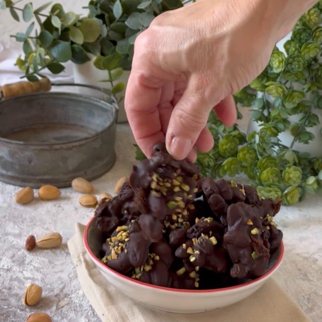 Chocolade en pistache