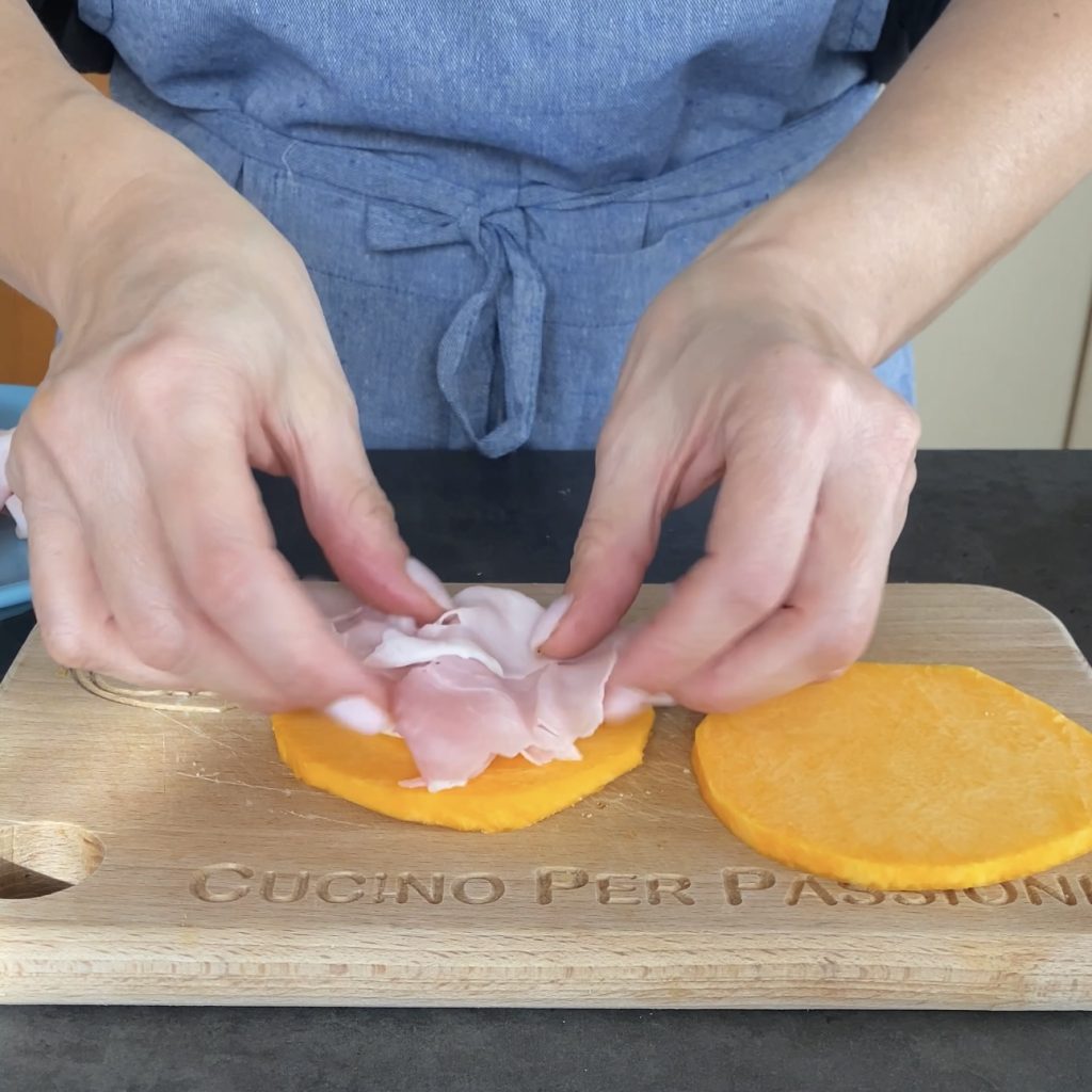 Cordon bleu van pompoen