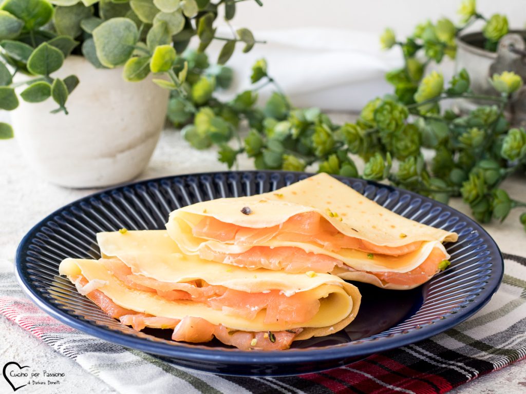 Crepes met zalm